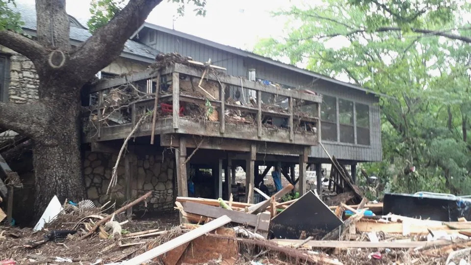 Betty Matteson's home was destroyed by the Texas floods in July. - Barry Adelman