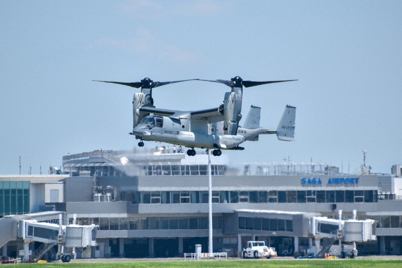 オスプレイ17機、佐賀へ移駐完了　千葉・木更津から最後の1機飛来