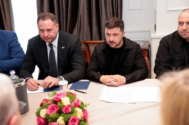 Chief of staff of Ukraine's Zelenskiy: work proceeding on military component of security guarantees