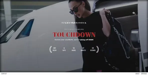 Touchdown - Responsive Coming Soon Page v1.4