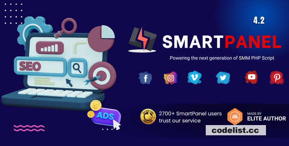 SmartPanel v4.2 - SMM Panel Script