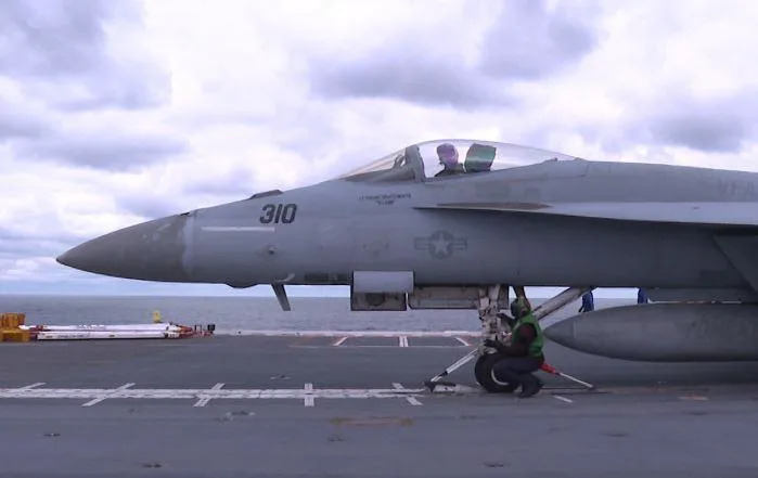 Pilot rescued after U.S. fighter jet crashes off coast of Virginia
