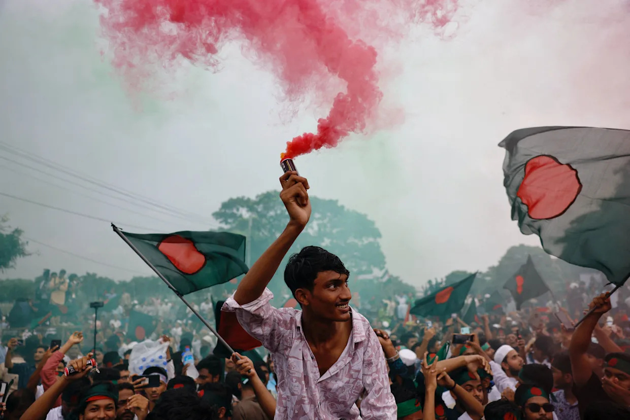 Bangladesh announces elections one year after student protests toppled govermment