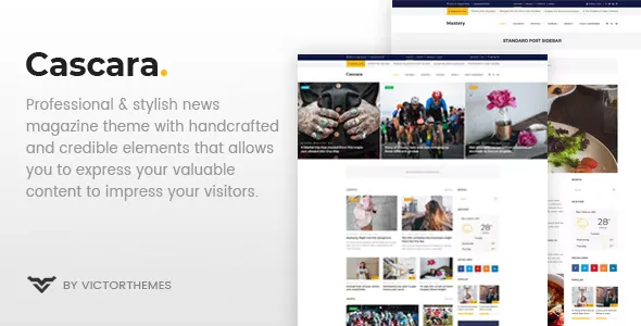 Cascara v1.8 - Blog, News & Magazine WordPress Theme