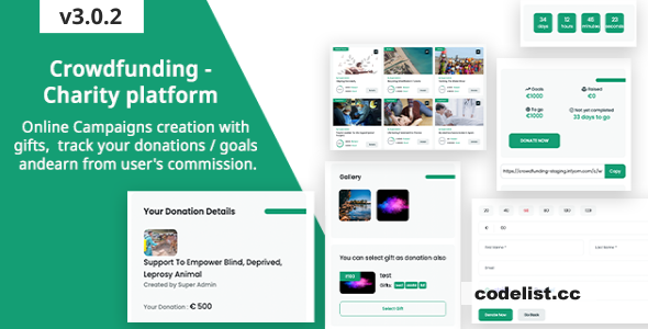 Crowdfunding v3.0.2 - Fund raising platform / Charity / Donation 