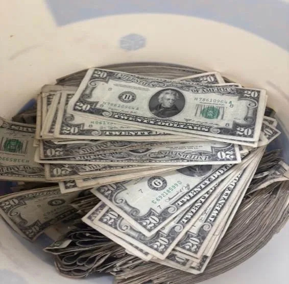Arestoration crew from Prime Restoration found $5,000 hidden for years in a garage. The crew turned the money over to a grateful homeowner who said her father must have hidden the money in his workshop years before he passed away.