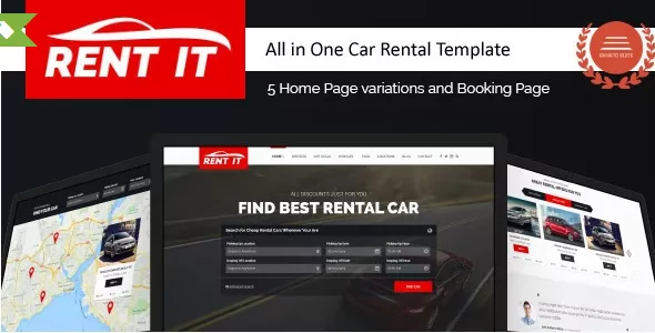 Rentit - Multipurpose Vehicle Car Rental WordPress Theme v1.8.5