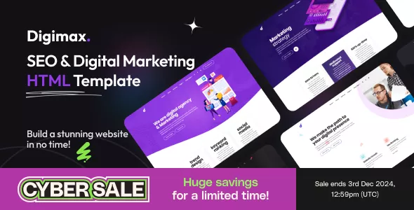 Digimax - SEO & Digital Marketing Agency Template