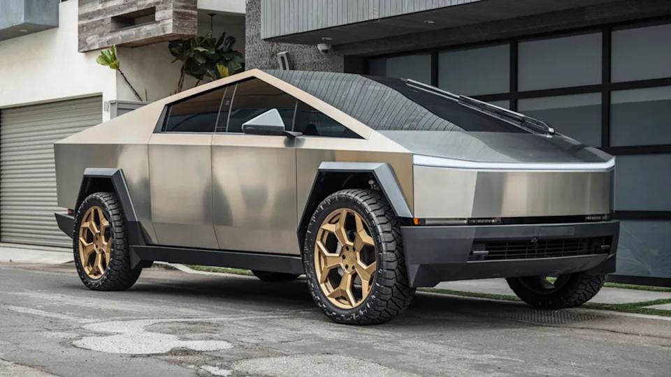 Unplugged Performance's New Cybertruck Wheels Make It Look Even Wilder