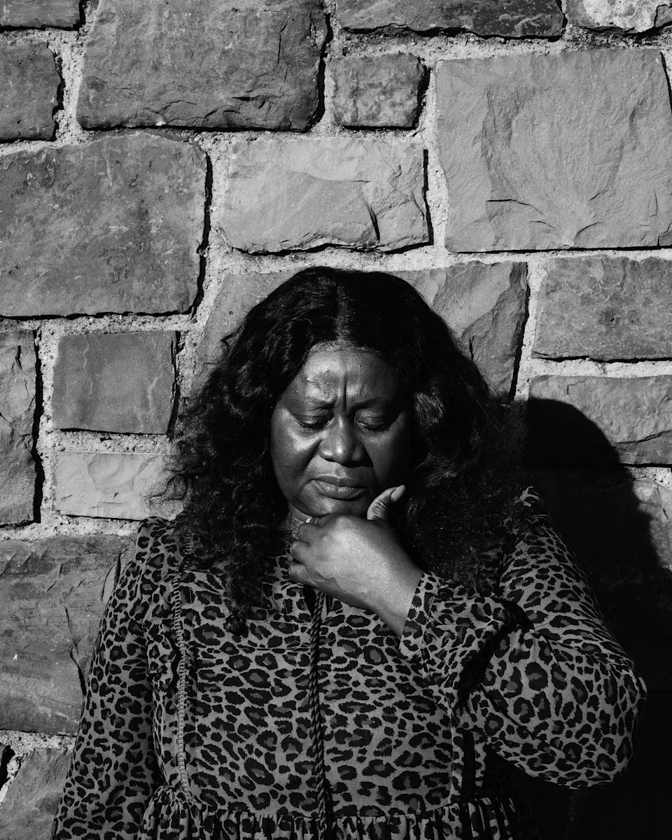 Kumba Kenneth, a victim of the Lightning Shared Scooter Company Ponzi scheme, photographed at the Neshaminy Mall on August 22. (Aaron Ricketts for NBC News)