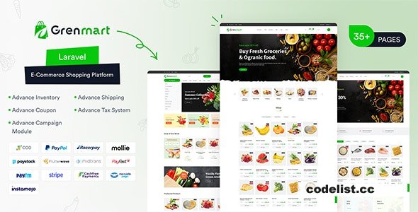 Grenmart v1.0.5 – Organic & Grocery Laravel eCommerce