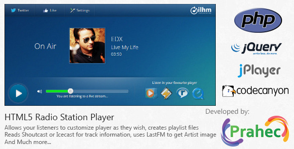 HTML5 Radio Station Player HTML5 Radio Station Player