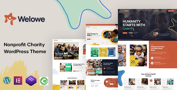 Welowe - Nonprofit Charity WordPress Theme v1.0.8