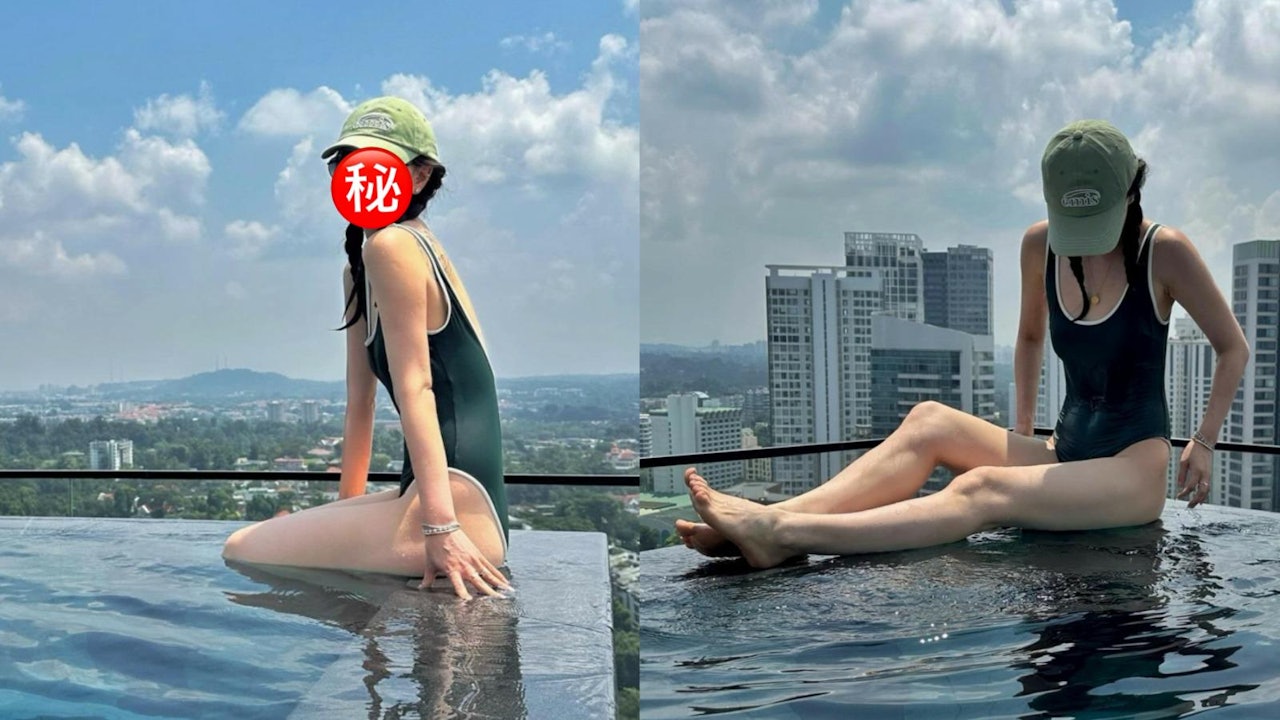 視帝一家親子遊愛妻激罕曬水着美照　Fit爆身材不輸少女長腿吸睛