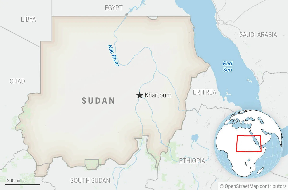 Sudanese airstrike hits Darfur airport, kills 40 suspected mercenaries, officials say