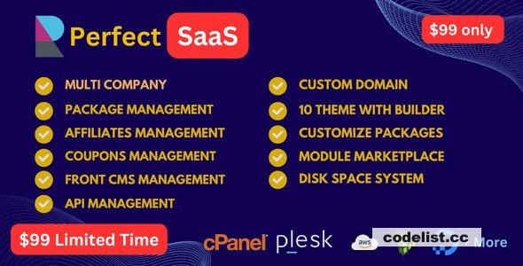Perfect SaaS v1.2.2 - Powerful Multi-Tenancy Module for Perfex CRM