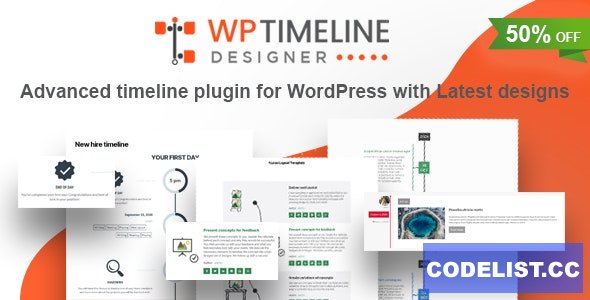 WP Timeline Designer Pro v1.4.4 - WordPress Timeline Plugin