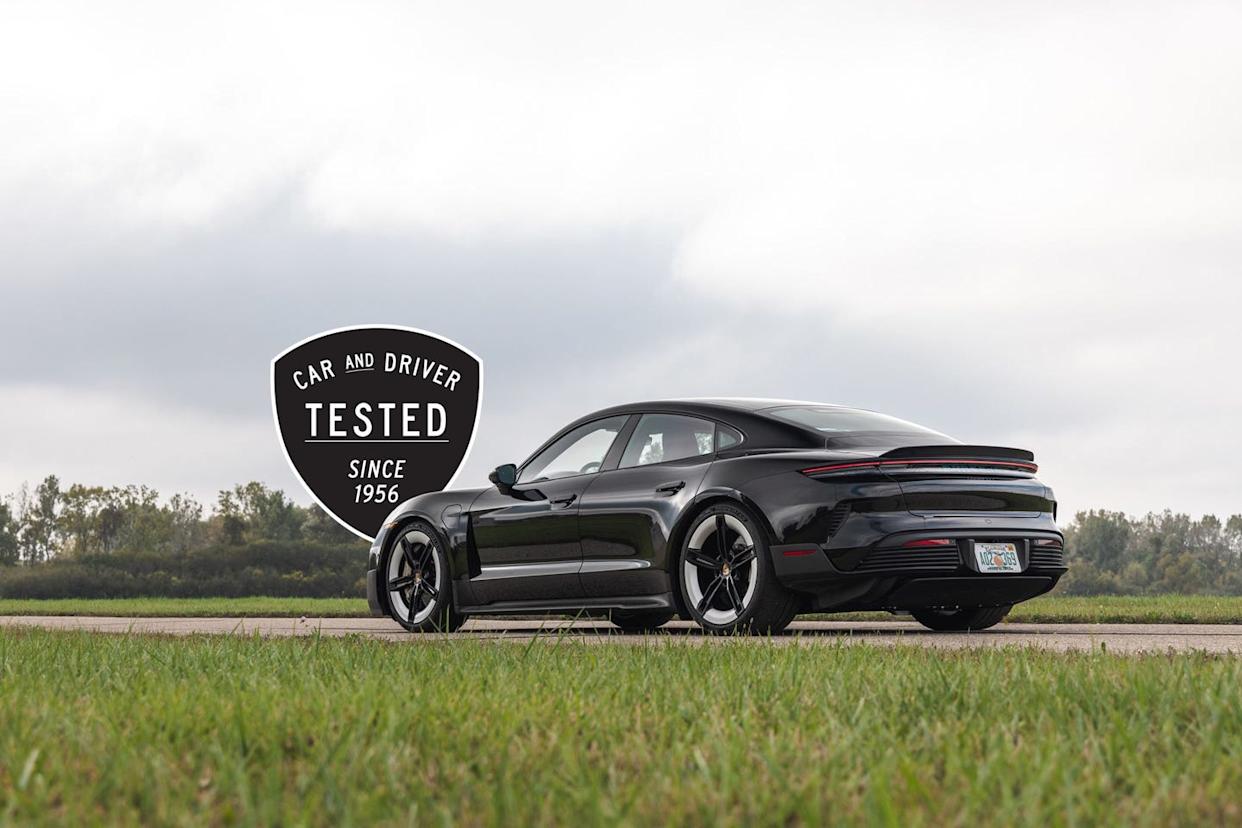 The Updated Porsche Taycan Recharges Quicker Than Your Phone, and It's Our New Fast-Charge Champ