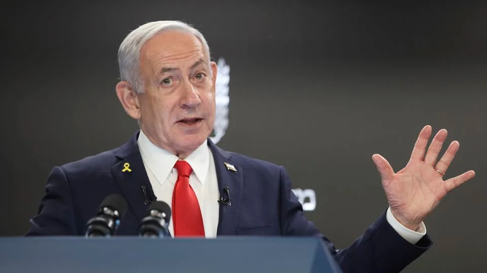 Netanyahu says the protests are helping Hamas. - Abir Sultan/Pool/AP