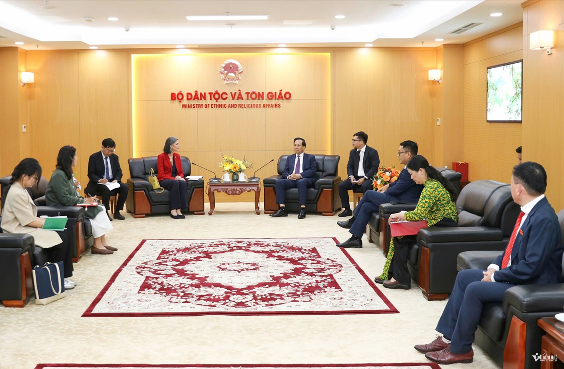 Bộ trưởng Đào Ngọc Dung: Sớm triển khai hợp tác với UNDP hỗ trợ đồng bào DTTS