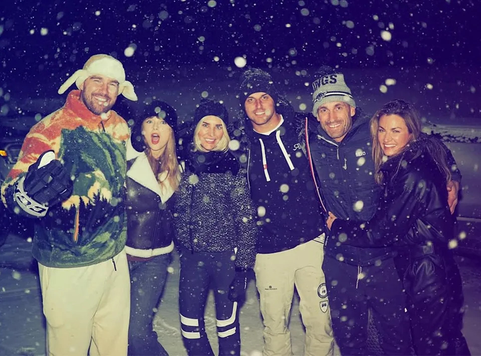 Erin Andrews, Charissa Thompson, Travis Kelce Taylor Swift vacation