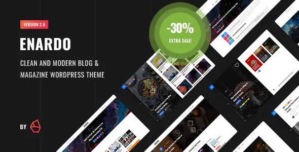 Enardo - Blog & Magazine WordPress Theme v2.7