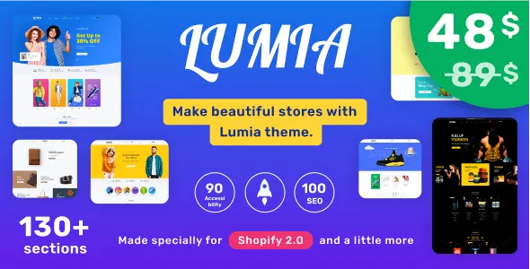 Lumia v5.0 - Multipurpose Shopify Theme OS 2.0 - Multilanguage - RTL Support