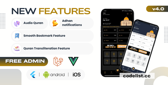 Zabi v4.1 - Islamic Flutter & Android ISO App - nulled