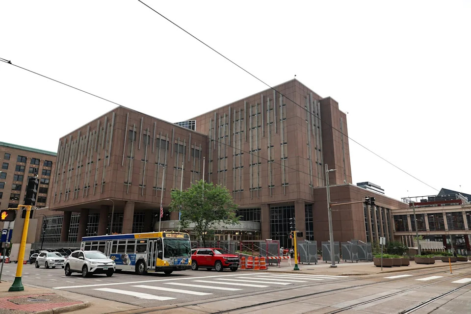 Steven Garcia/Getty Images - PHOTO: An exterior view of the Hennepin County Public Safety Facility, June 16, 2025 in Minneapolis, Minnesota.