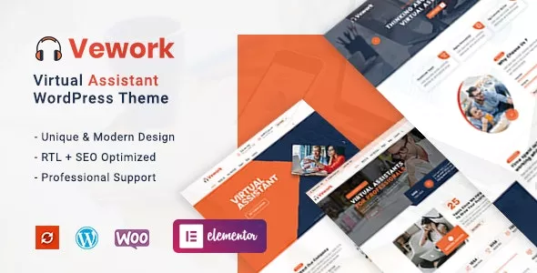 Vework - Virtual Assistant WordPress Theme v1.0.3