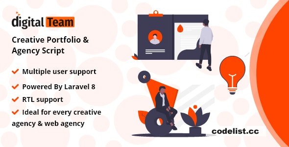 DigitalTeam v2.0 - Creative Portfolio & Agency Script