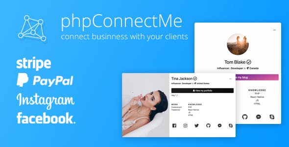 phpConnectMe - Instagram Custom Social Profile phpConnectMe - Instagram Custom Social Profile