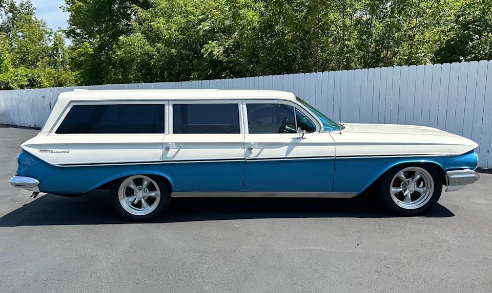 Restored 1961 Chevrolet Parkwood Wagon Blends Vintage Style With Modern Upgrades