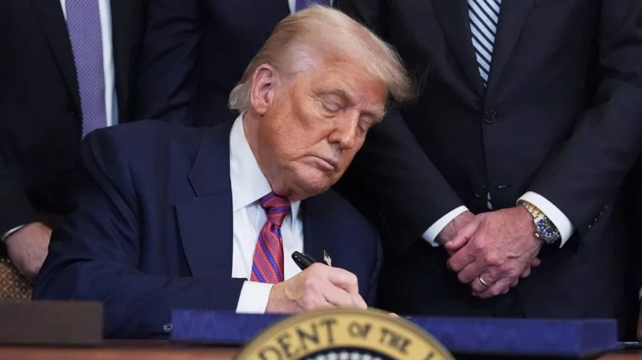 Watch: Trump signed VA loan bill into law