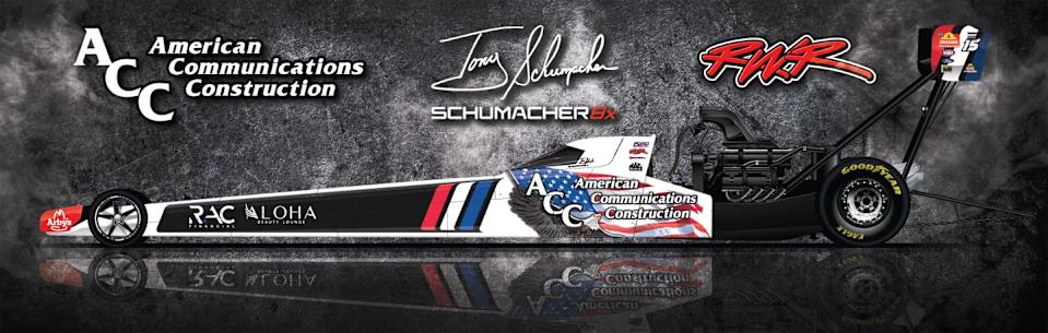 tony schumacher top fuel dragster nhra