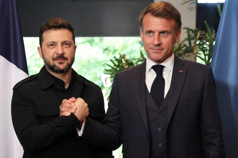 France's Macron reaffirms support for Ukraine ceasefire after 'long discussion' with Zelenskiy, European leaders