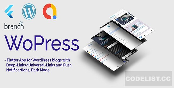 WoPress v1.0 - Flutter App For WordPress News Sites and Blogs WoPress v1.0 - Flutter App For WordPress News Sites and Blogs