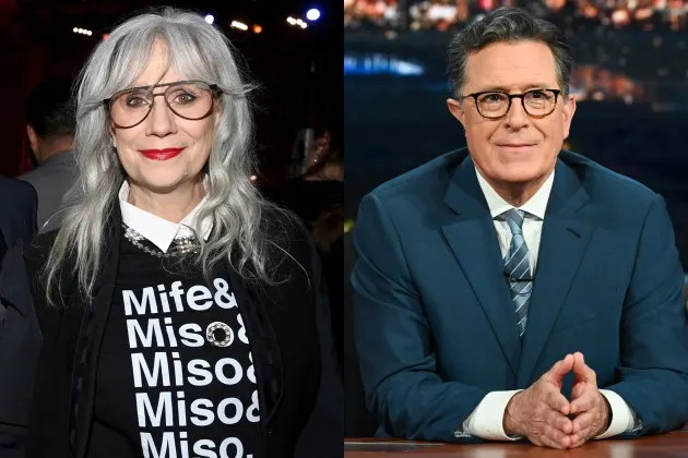 Lizz Winstead helped bring Stephen Colbert onto 'The Daily Show.' The rest is history. - Credit: Dave Kotinsky/Getty Images/The Webby Awards; Scott Kowalchyk/CBS/Getty Images