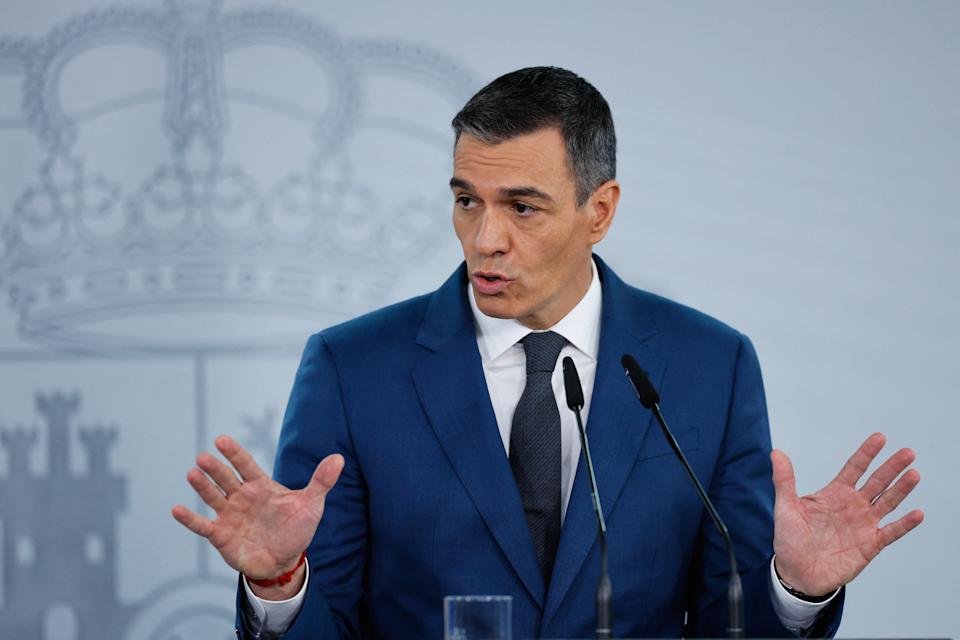 Pedro Sanchez, photographié à Madrid en novembre 2024