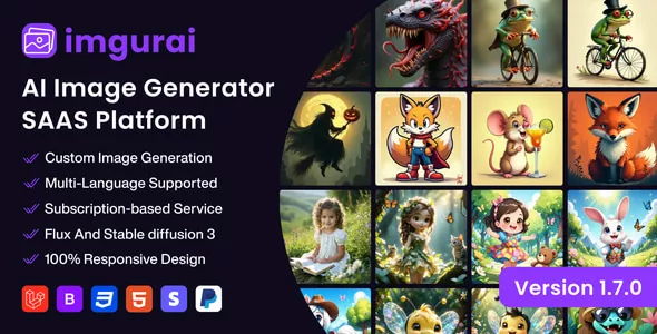 Imgurai - AI Image Generator (SAAS) v1.7