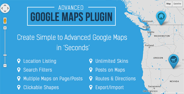Advanced Google Maps Plugin for Wordpress v3.4.5 Advanced Google Maps Plugin for Wordpress v3.4.5