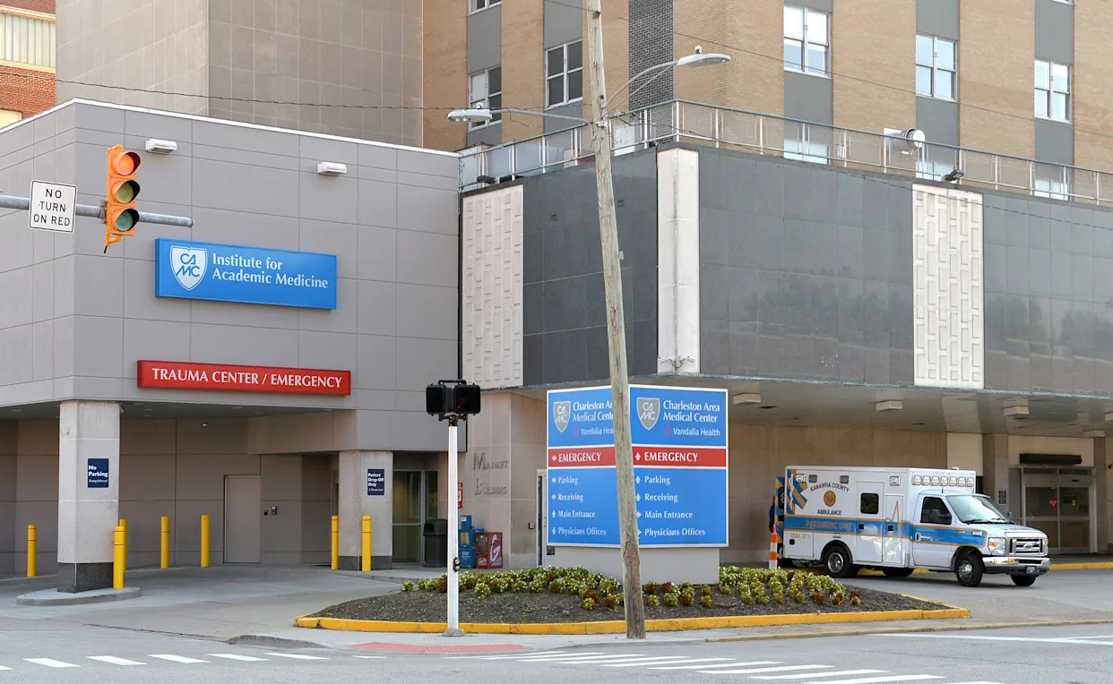 Knife-wielding man fatally shot by police in West Virginia hospital emergency room