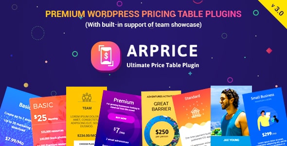 ARPrice v3.0 - Ultimate Compare Pricing table plugin ARPrice v3.0 - Ultimate Compare Pricing table plugin