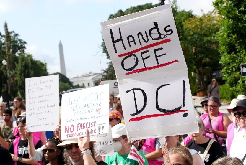 Contributor: Of course Trump wants to flex on D.C. Where are the Democrats to stop him?