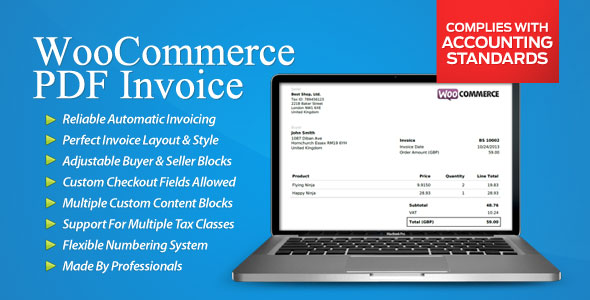 WooCommerce PDF Invoice v3.1.9 WooCommerce PDF Invoice v3.1.9