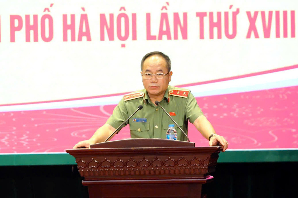 Trung tướng Nguyễn Thanh Tùng, Giám đốc CA Hà Nội phát động cao điểm trấn áp tội phạm