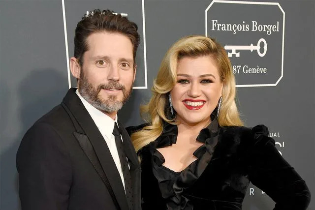 Kevin Mazur/Getty Brandon Blackstock and Kelly Clarkson attend the 25th Annual Critics' Choice Awards at Barker Hangar on January 12, 2020 in Santa Monica, California.