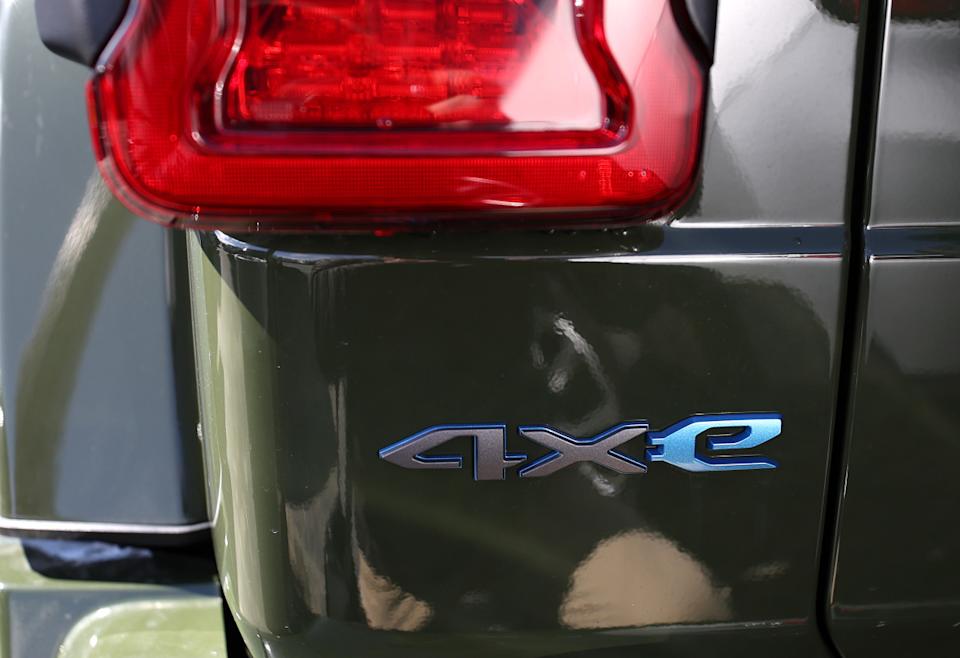 4Xe logo displayed on a Jeep PHEVGetty