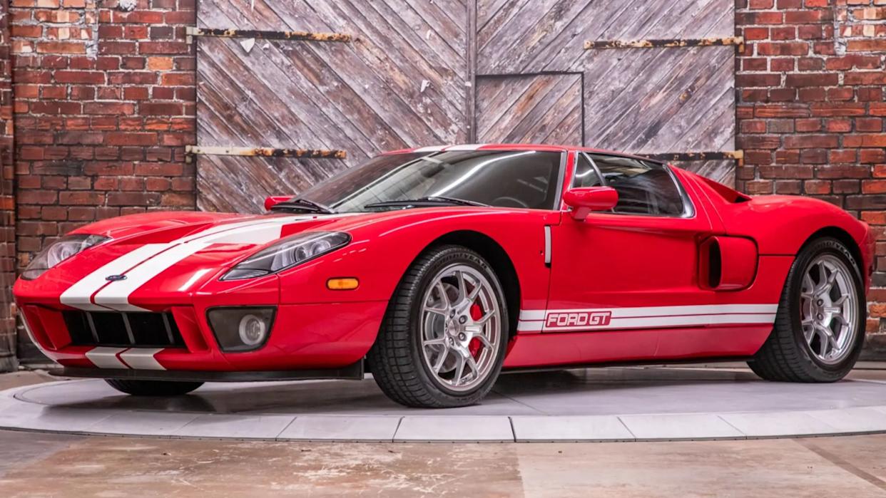 Ultra-Low-Mileage 2006 Ford GT in Mark IV Red from PCarMarket