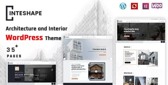 Inteshape - Architecture and Interior WordPress Theme v1.3